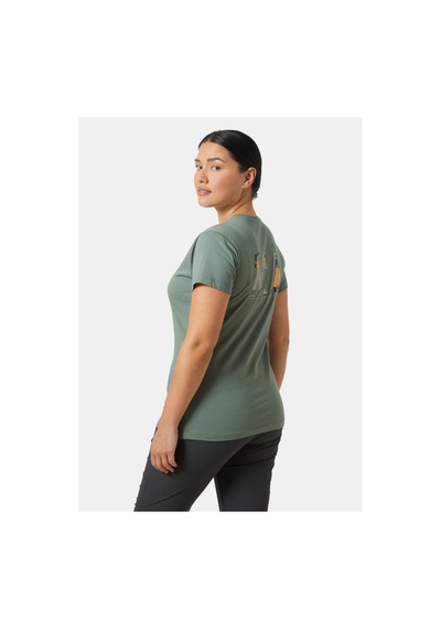Helly Hansen W F2f Organıc Cotton Tee 2.0 T-shırt Yeşil