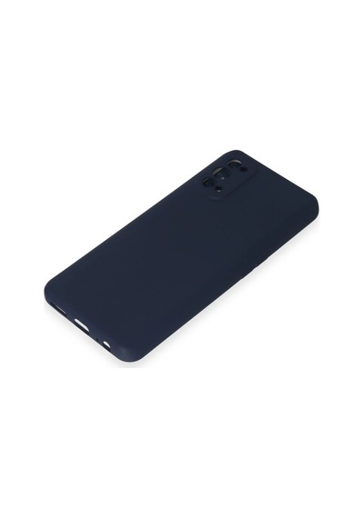 Realme 7 Pro Kılıf Nano İçi Kadife Silikon - Lacivert -