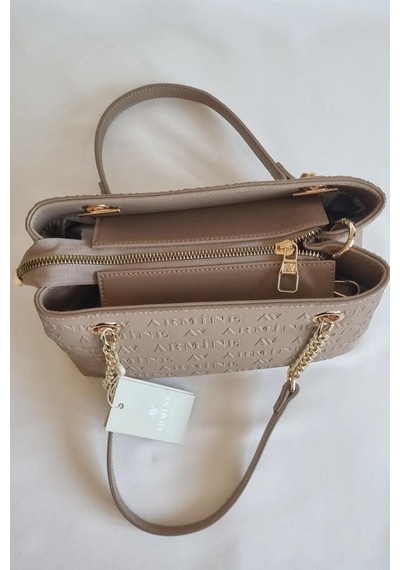 Armine 332 Kadin Omuz Kol Çantasi ARMİNE-332-R3207 Vizon