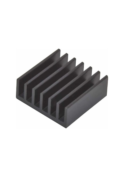 14 MM x 14 MM x 6 MM Alüminyum Metal Soğutucu Blok Termal Etiket Radyatör Amfi Led Entegre Transistör