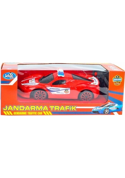 Uzaktan Kumandalı 2 Fonksiyonlu Jandarma Aracı Kırmızı