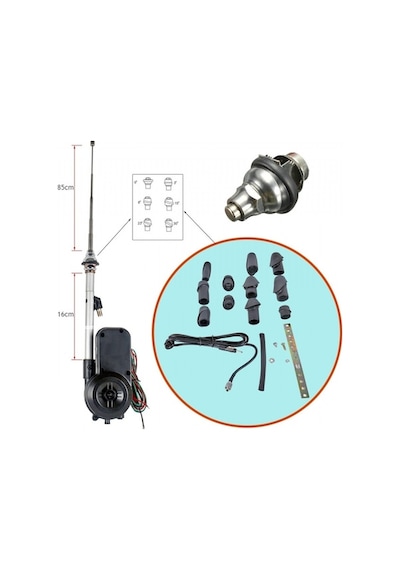 Niken Otomatik Anten 5 Kademeli 12v - Ekolmaks