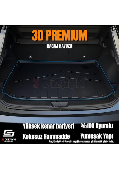 Drstunıng S-dizayn Hyundai Bayon 3d Pro Bagaj Havuzu 2021 Üzeri A+ Kalite