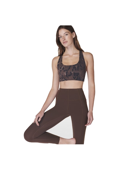 Sweaty Betty Sweaty Betty Super Soft 7/8 Kadın Kahverengi Yoga Tayt 44049 Kahverengi