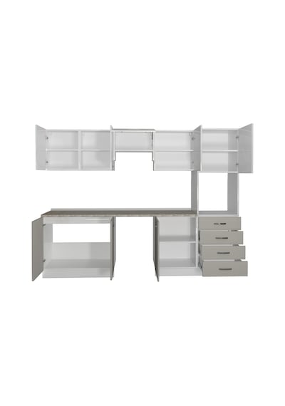 Decoraktiv Elite 280q Ankastre Boy Dolaplı Mdf Hazır Mutfak Dolabı - Tezgah Dahil - Kumtaşı - Beyaz Bej Decoraktiv Elite 280q Ankastre Boy Dolaplı Mdf Hazır Mutfak Dolabı - Tezgah Dahil - Kumtaşı - Beyaz Bej
