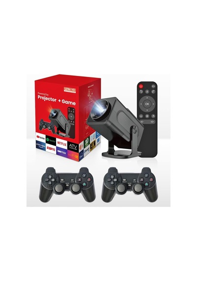 Hy320max Android Projektör + Game Projector Ultra Hd 4k Ev Sinema Yansıtma Oyun Projeksiyon Cihazı