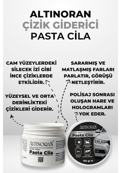 Çizik  Pasta Cila Ve Titanium Seramik Wax Boya Koruma Seti