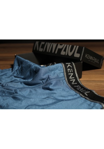 Kennpaul Bambu Uzun Paçalı Sporcu Boxer -indigo, Nefes Alır, Konforlu Indigo - Lacivert