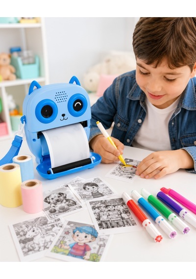 Çocuk Kamerası Termal Yazıcılı Fotoğraf Baskısı