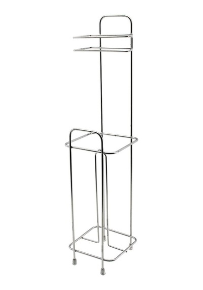 Kare Metal - Krom Yedekli Wc Kağıtlık 5580 Çok Renkli