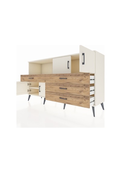 Hyperion Konsol 2 Raflı 4 Çekmeceli 4 Kapaklı 176x44x99 Aytaşı-aytaşı/çam Aytası/aytası - Aytası Hyperion Konsol 2 Raflı 4 Çekmeceli 4 Kapaklı 176x44x99 Aytaşı-aytaşı/çam Aytası/aytası - Aytası