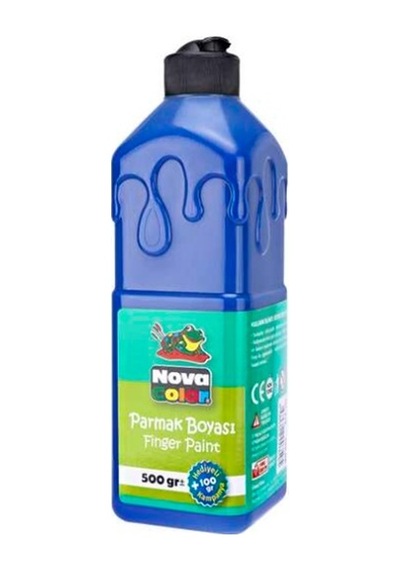 Nova Color Parmak Boyası 500ml Mavi - 2 Adet Mavi