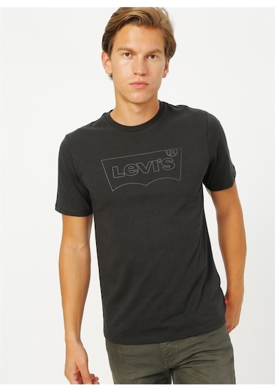Levi's Erkek Housemark Graphıc Tee Siyah T-shirt - 22489-0330 Siyah
