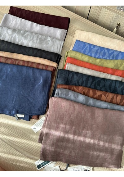 Noura Scarf Miora Şal Siyah Çok Renkli