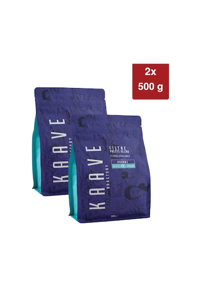 Kaave Roastery Filtre Prestij Blend Filtre Kahve 2 x 500 G