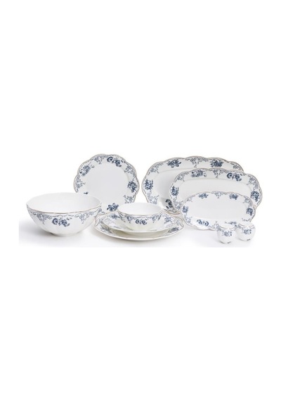 Maxx Doria Garden Collection Modra 12 Kişilik 58 Parça Yemek Takımı Pa2127 Beyaz