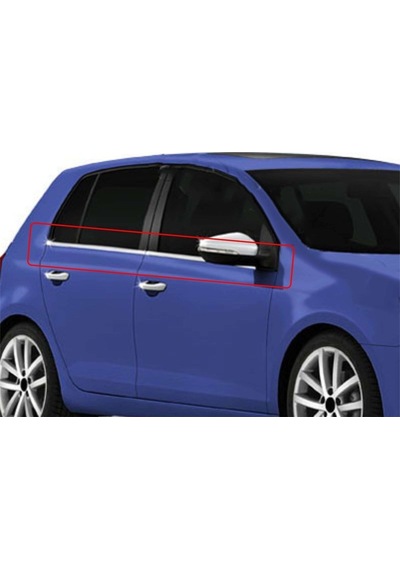 Volkswagen Golf 6 Cam Çıtası 4 Prç  Krom 2009-2012