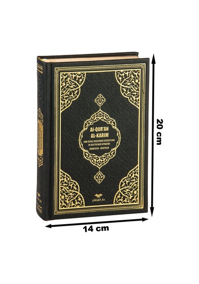 Almanca Mealli Kuran - Siyah