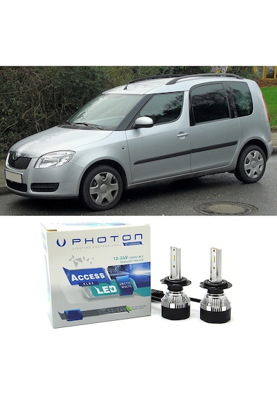 Skoda Roomster Uzun Far Ampulü H7 Access Yeni Seri Beyaz 2006-2015