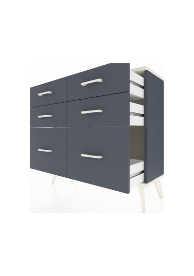 Arges Şifonyer 6 Çekmeceli 88x30x80 Antrasit-aytaşı/antrasit Aytaşı/antrasit Arges Şifonyer 6 Çekmeceli 88x30x80 Antrasit-aytaşı/antrasit Aytaşı/antrasit