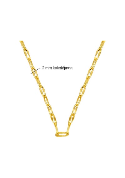 Bilezikci 14 Ayar Altın Sonsuzluk Zincir - 45cm ZNISY14K28226