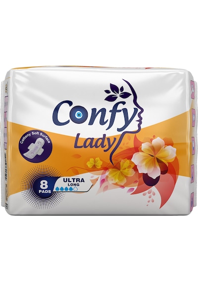 Confy Lady Ultra Long Hijyenik Ped 8'li