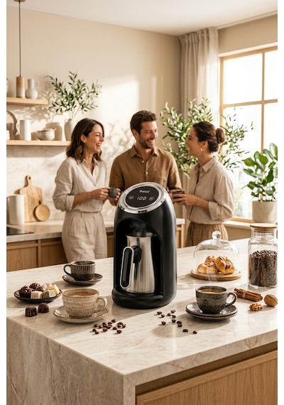 4 Fincan Kapasiteli 500w Türk Kahve Makinesi Fr-tk302