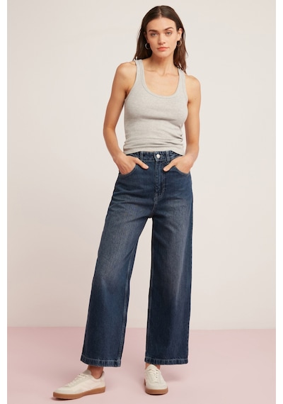 Ethıquet Lıllesol Kadın Fitilli Görünümlü Slim Fit Vücuda Oturan Havuz Yakalı Pamuklu Basic Gri Atle