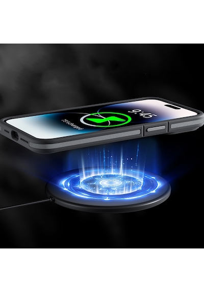 Apple Uyumlu iPhone 14 Pro Kılıf Magsafe Şarj Özellikli Youngkit Rock Sand Serisi Kapak