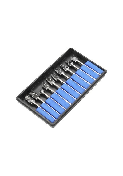 Tungsten Ahşap Oyma 10 Adet Uç Seti Gravür Matkap Uçları