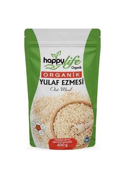 Happy Life Happylife Organik Yulaf Ezmesi 400 Gr. X 6 Adet