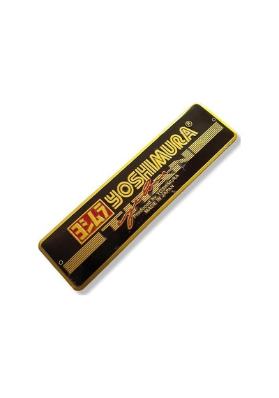 Motosiklet Egsoz Sticker Yanmaz Metal Yoshımura Eksoz Gold