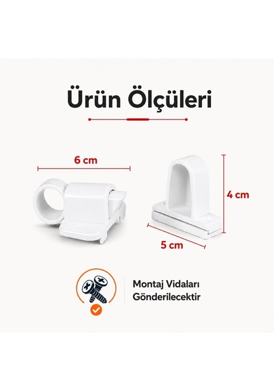 2 Adet Pimapen Pvc Pencere Kapı Sineklik Kapama Çarpma Kilit Plastik Pratik Tutucu Aparat Diğer