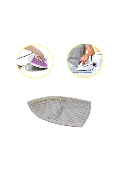 Parlama Yanma Yapışma Önleyici Alüminyum Teflon 22x12cm Ütü Altlığı Ütü Tabanı