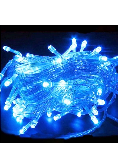 Mavi Led Işık 10 Metre 100 Led Dekor Led Işık Animasyonlu