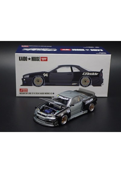 Mini Gt Kaido House Chase Nissan Skyline Gt-r R34 Kaido Works Greddy V2 222 2026