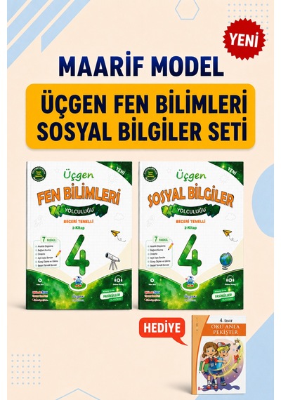 4.sınıf Beceri Temelli Fen Bilimleri + Sosyal Bilgiler + Oku Anla Pekiştir
