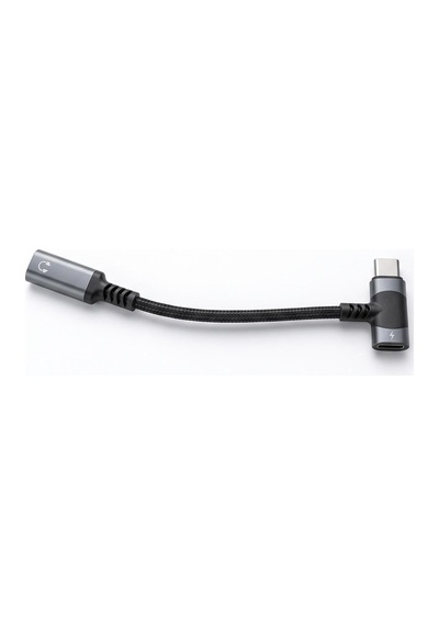 Tr Type-c Kulaklık Ve Şarj Dönüştürücü L Tipi Çoğaltıcı Kablo Örgülü 3.5mm Ses Ve Güç Adaptörü Cn03