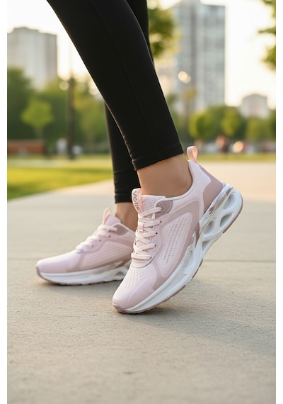 Enoch Kadın Ortopedik Aero-comfort Hava Kanallı Sneaker Pembe