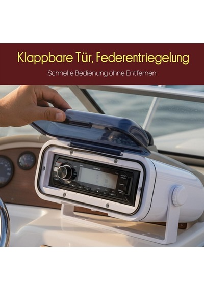 Audıo Inc Plmrcw3 Üniversal Deniz Stereo Tam Gövde Gövde Gövde Beyaz