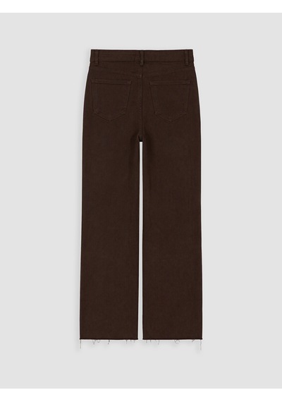 Lcw Comfort Kahverengi Straight Fit Kadın Jean Pantolon