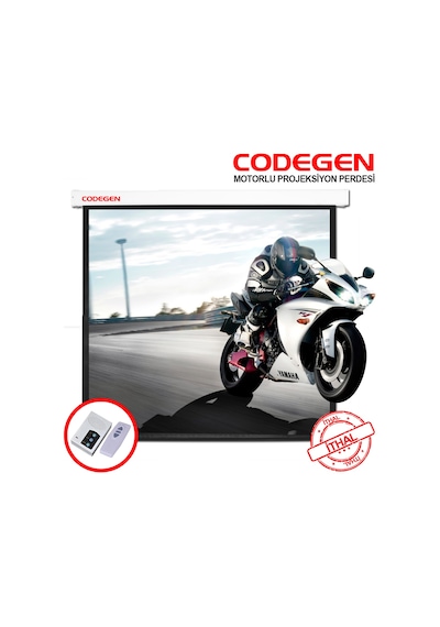 Codegen (Ex-40) 400X300 Motorlu U.K. Projeksiyon Perdesi