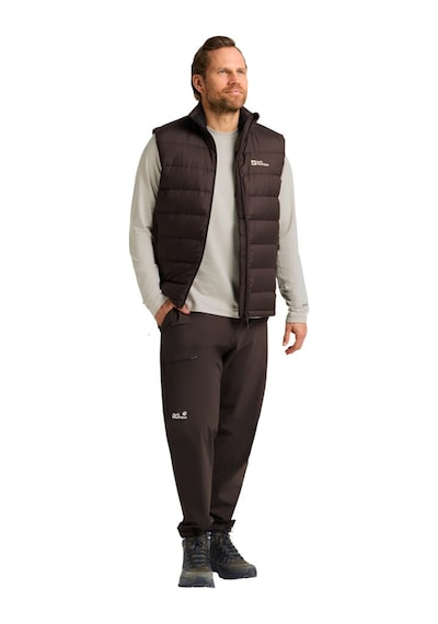 Jack Wolfskin Erkek Ather Down Kahverengi Yelek 1207691 Yeşil