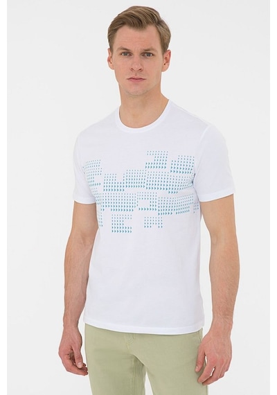 Pierre Cardin Slim Fit Bisiklet Yaka T-shirt Vr013