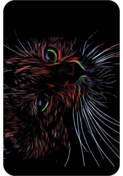 Siyah Kedi Desenli Banyo Halısı Klozet Paspas Seti Bs295n11
