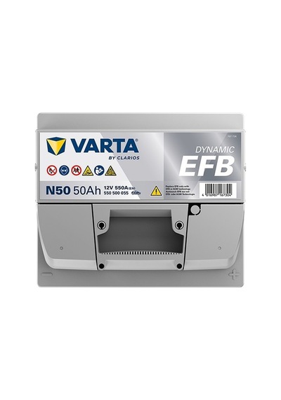Varta Blue Dynamic N50 Start-stop Efb 12 V 50 Ah 550