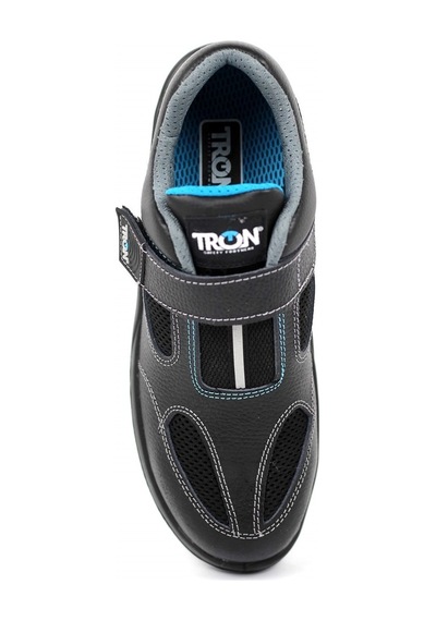 Tron A-20 Sport Kompozit Burun Deri S1 İş Güvenliği Ayakkabısı Siyah