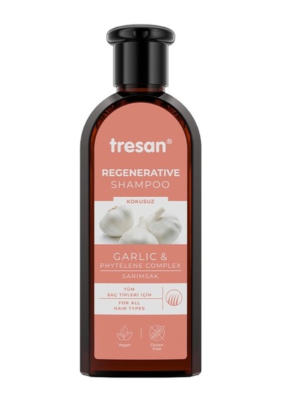 Tresan Sarımsak Onarıcı Bakım Şampuanı 300 Ml - 4 Adet Tarı