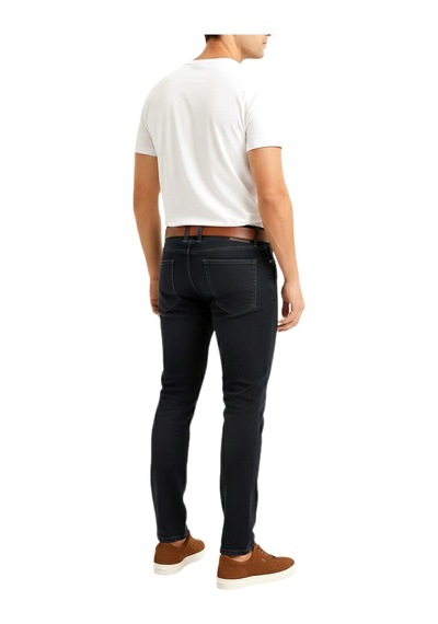 Erkek Silim Fit Jeans Tırnak Eskitme Model Pantolon 311 Bgl-st04975 Antrasit