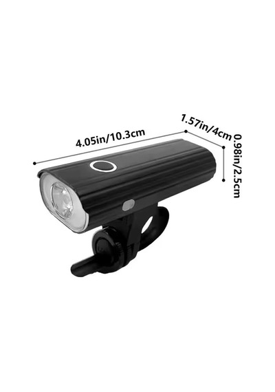 800 Lümen 3xt6 Led Type-c İle Şarj Edilebilir Bisiklet Farı Çok Renkli
